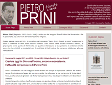 Tablet Screenshot of pietroprini.org